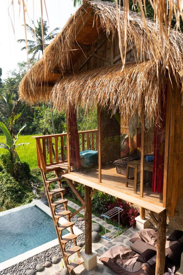 Bali Bamboo Jungle Huts And Hostel Tampaksiring Экстерьер фото